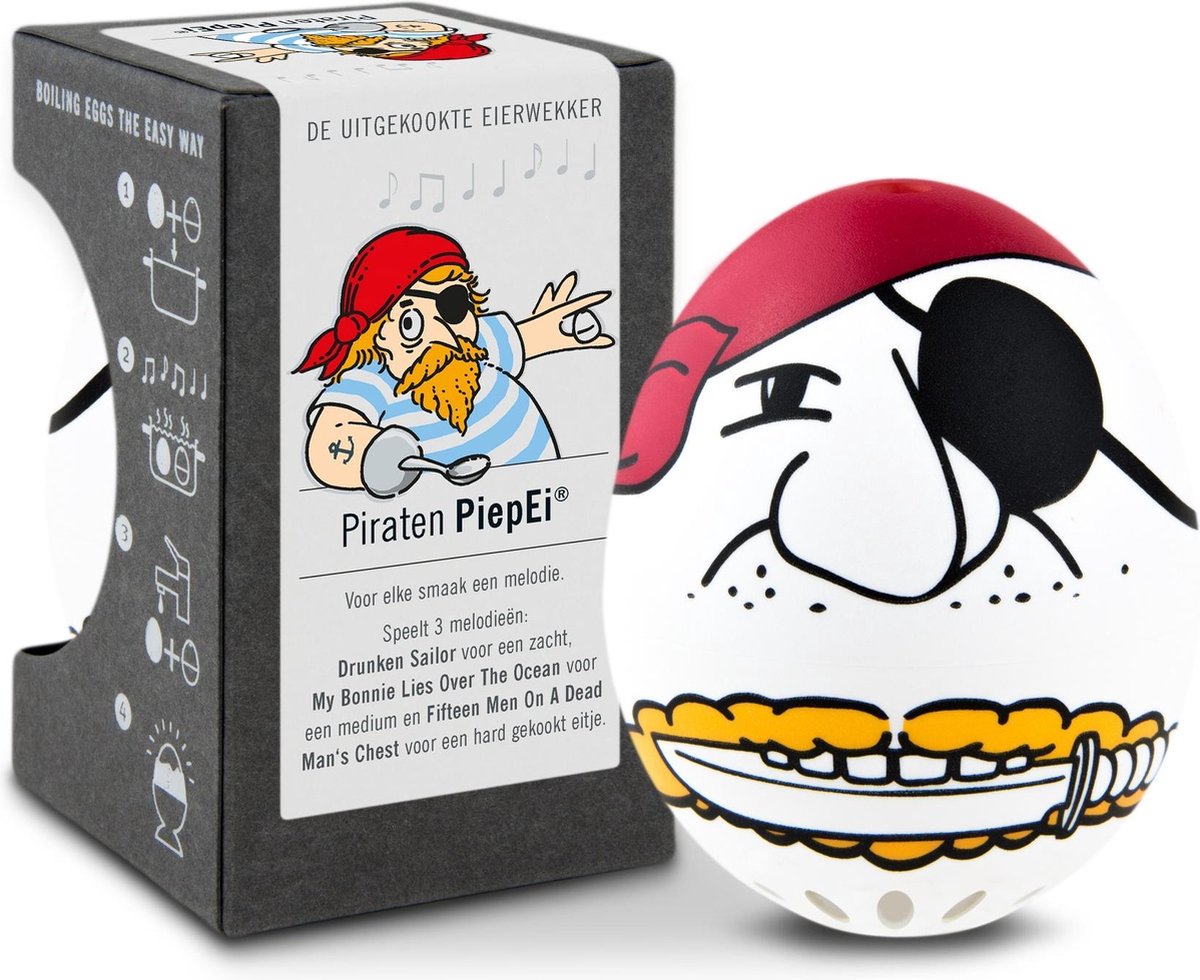 Brainstream Eggsperten PiepEi - Zingende eierwekker om mee te koken