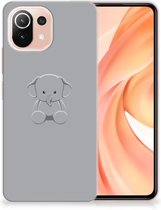 Telefoonhoesje Xiaomi 11 Lite NE 5G | Xiaomi Mi 11 Lite Hippe Hoesjes Baby Olifant