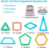 Ailuki - Magnetische bouwstenen - Set met magneetblokken - 3D educatief speelgoed