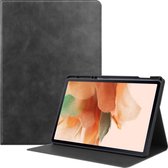Hoes Kunstleer Book Case met Stand Zwart Geschikt voor Samsung Galaxy Tab S7 FE
