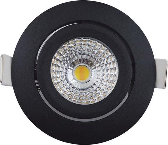 LED Inbouwspot dimbaar 5 watt 350 lumen zilver 3000k