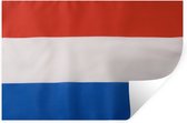 Muurstickers - Sticker Folie - Nederlandse vlag - 90x60 cm - Plakfolie - Muurstickers Kinderkamer - Zelfklevend Behang - Zelfklevend behangpapier - Stickerfolie