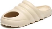 Grote maten zomerpantoffels Heren casual schoenen, maat: 43 (beige)