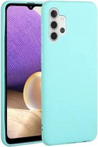 Voor Samsung Galaxy A32 5G Candy Color TPU Case (groen)
