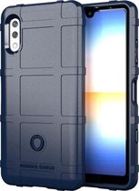 Voor Sony Xperia Ace 2 volledige dekking schokbestendige TPU-hoes (blauw)