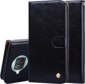 Voor Xiaomi Mi 10T Lite 5G Zakelijke Stijl Olie Wax Textuur Horizontale Flip Leren Case met Houder & Kaartsleuven & Portemonnee (Zwart)