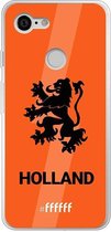 6F hoesje - geschikt voor Google Pixel 3 -  Transparant TPU Case - Nederlands Elftal - Holland #ffffff