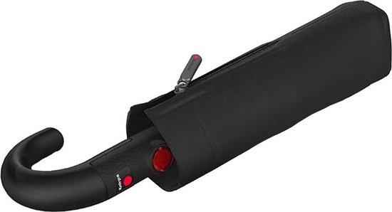Knirps T260 Comfortabele auto open/dicht paraplu met ronde handgreep -  Black | bol.com