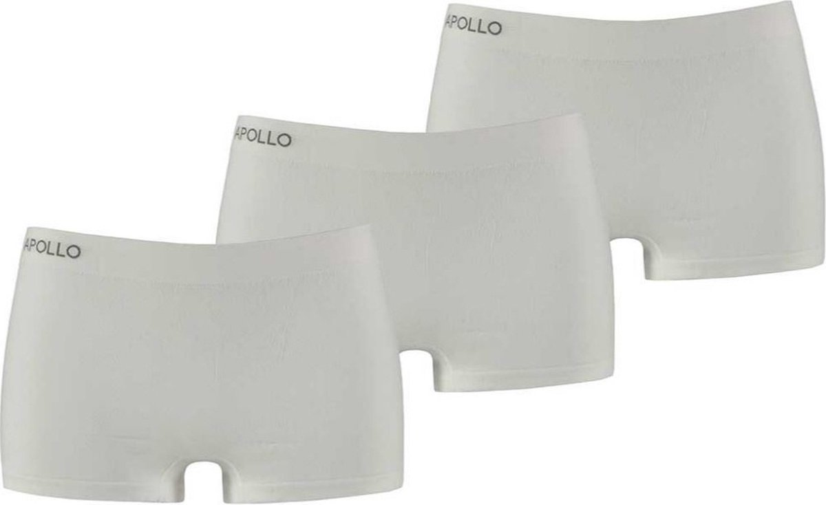 Comfort Essentials - Naadloos Ondergoed Dames - Dames Hipsters - 3 pack - Wit - M - Dames Ondergoed Boxershort