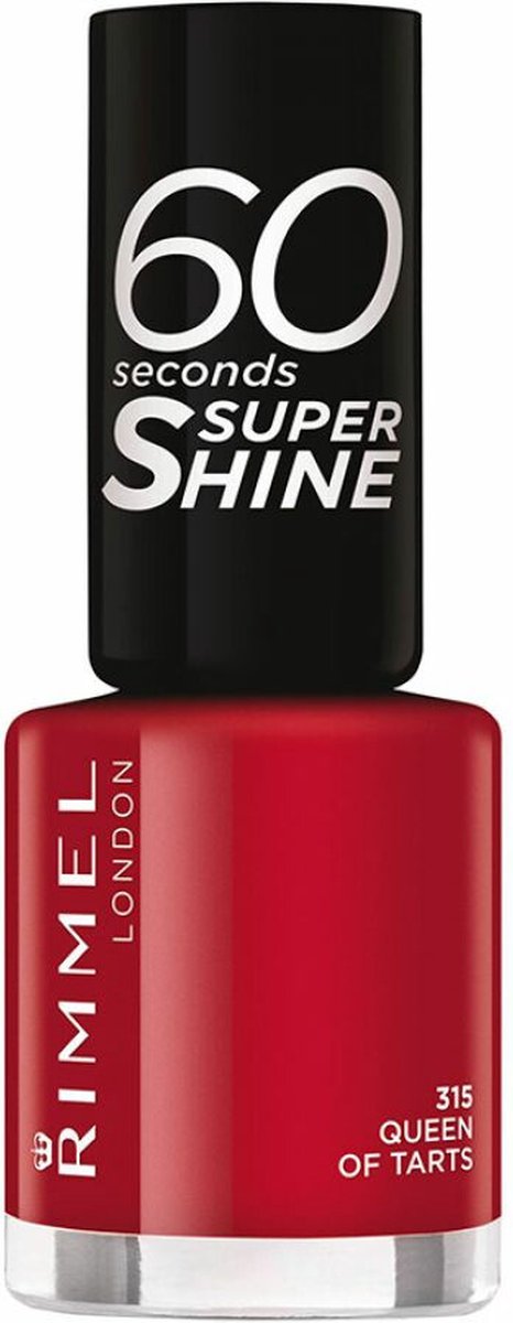 Rimmel - 60 Seconds Supershine Nagellak 315 Queen Of Tarts - 3 x 8 ml - Voordeelverpakking
