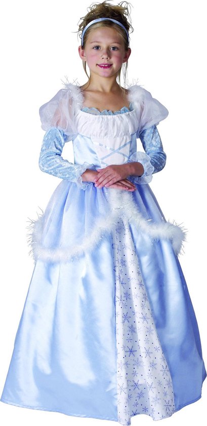 Blauwe prinsessen kostuum voor meisjes - Verkleedkleding - 134/146