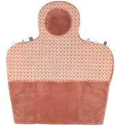 Snoozebaby compact luierverkleedmatje - 50x70cm - onderweg makkelijk verschonen - Dusty Rose roest