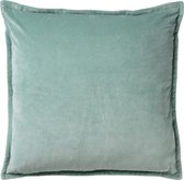 Dutch Decor CAITH - Sierkussen velvet Jadeite 50x50 cm - groen