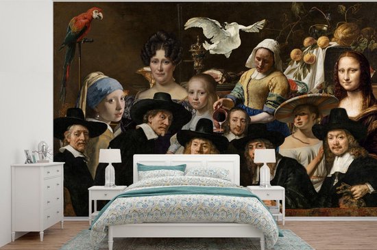 Papier peint - Papier peint photo Oude Meesters - Peintures - Collage - Largeur 360 cm x Hauteur 240 cm