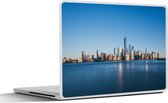 Sticker ordinateur portable - 11,6 pouces - New York - Skyline - Blauw