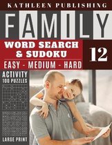 Family Word Search and Sudoku Puzzles Large Print
