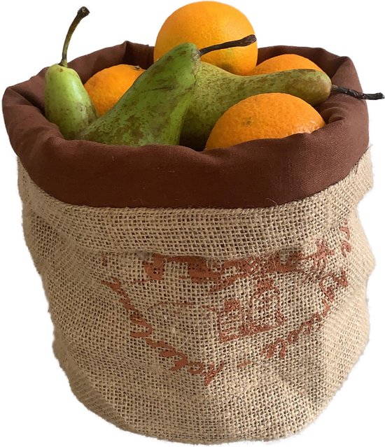 Sac Elicious Boerenland en jute et coton bio, zéro déchet