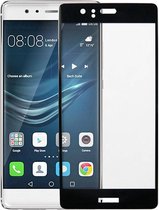 Tempered Glass Curved - Screenprotector - Glasplaatje voor Huawei P9 - Zwart