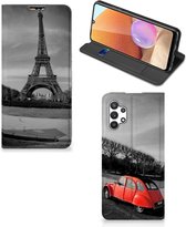 Hoesje Geschikt voor Samsung Galaxy A32 5G Enterprise Editie | Geschikt voor Samsung A32 4G Wallet Case Eiffeltoren Parijs