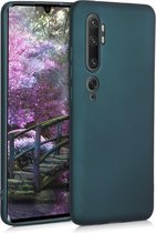 kwmobile telefoonhoesje geschikt voor Xiaomi Mi Note 10 / Note 10 Pro - Hoesje voor smartphone - Back cover in metallic petrol