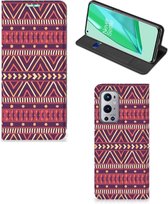 Bookcase OnePlus 9 Pro Smart Cover Aztec Violet
