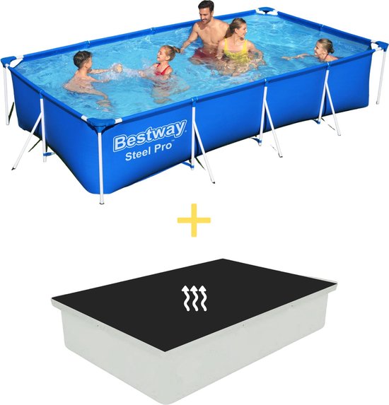 Bestway Zwembad Steel Pro 400 x 211 x 81 cm Inclusief Solarzeil