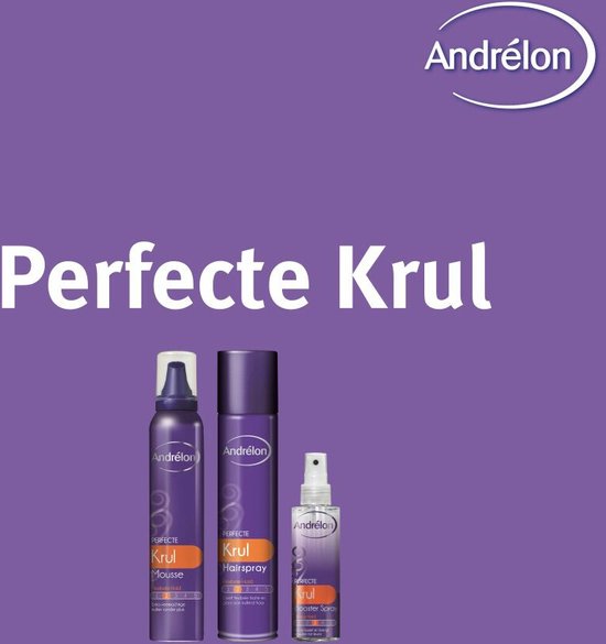 Andrélon Perfecte Krul Styling Haarmousse - 6 x 200 ml - Voordeelverpakking