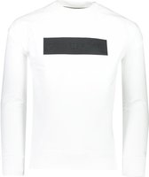 Calvin Klein Sweater Wit Normaal - Maat M - Heren - Herfst/Winter Collectie - Katoen;Elastaan