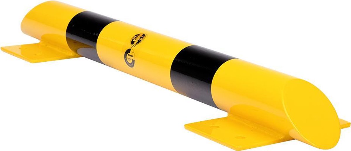 Beschermbalk - Geel/Zwart - 800 mm - Ø 76 cm