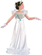 "Verkleedkostuum prinses wit voor meisjes Carnavalskleding - Verkleedkleding - 128/134"