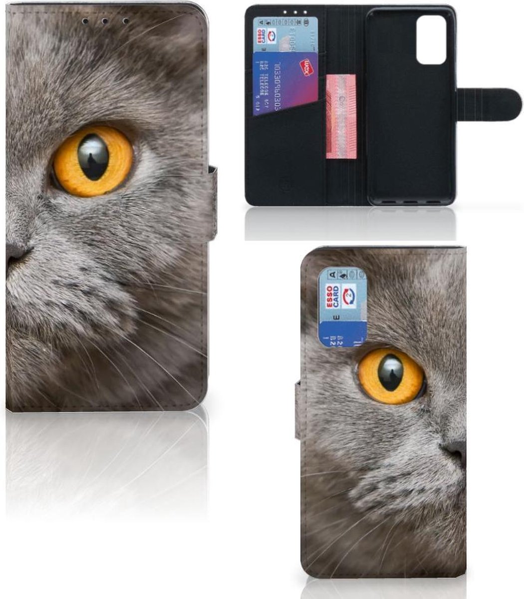 Telefoonhoesje met Pasjes Samsung Galaxy A32 4G Britse Korthaar