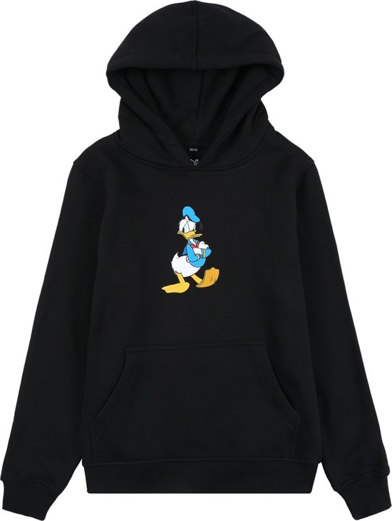 Disney Donald Duck - Donald Duck Pose Kinder hoodie/trui - Kids 110/116 - Zwart