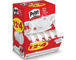 Pritt Correctieroller ECO Flex 4.2mm x10m , Value-Pack 12+4 gratis