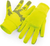 Beechfield Unisex Adult Sports Tech Softshell Handschoenen (Fluorescerend Geel) L-XL