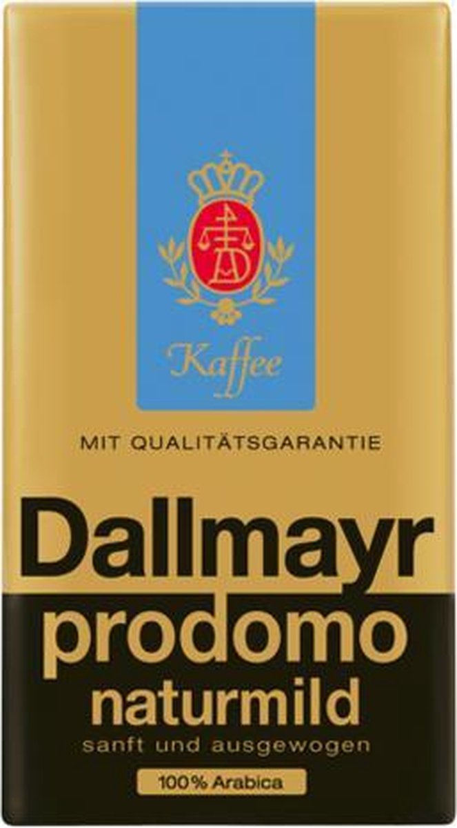Goedkoopste Dallmayr Prodomo Natuurmild Gemalen koffie - 12 x 500 gram