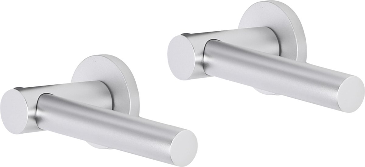 Deurkruk - Impresso Dover - Voor binnen - Rond - Aluminium - 2 stuks