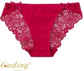 Gading® Sexy Dames Onderbroeken Zomer -lace Ondergoed- Kant Slips -2 pack- wijn - L