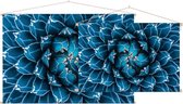 Close-up van de blauwe plant,  - Foto op Textielposter - 90 x 60 cm