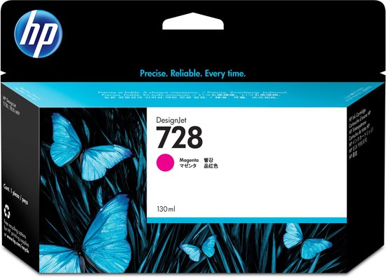 Foto: Original ink cartridge hp 728 magenta 130 ml 