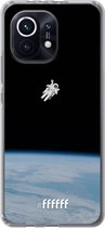 6F hoesje - geschikt voor Xiaomi Mi 11 -  Transparant TPU Case - Spacewalk #ffffff