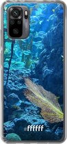 6F hoesje - geschikt voor Xiaomi Redmi Note 10 Pro -  Transparant TPU Case - Coral Reef #ffffff