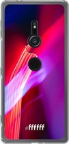 6F hoesje - geschikt voor Sony Xperia XZ2 -  Transparant TPU Case - Light Show #ffffff