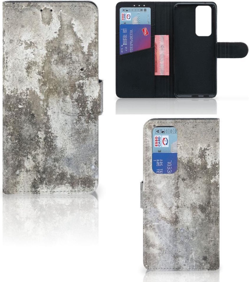 OPPO Find X3 Neo 5G Bookcase Beton Print