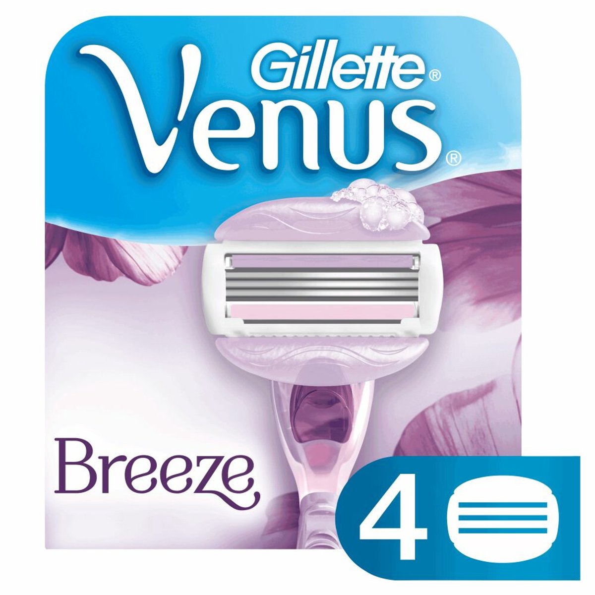 Gillette Venus ComfortGlide Breeze Scheermesjes Vrouwen - 4 stuks