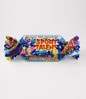 Snoeptoffee - Sporttalent - Gevuld met Drop - In cadeauverpakking met gekleurd lint