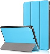 Hoes geschikt voor iPad 2017 / 2018 bookcase Licht Blauw 9.7 Inch - Hoes geschikt voor iPad 2018 Hoes 9.7 - Hoes geschikt voor iPad 2017 Hoes smart cover Trifold - Ntech