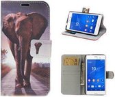 Sony Xperia Z3 Compact Hoesje Case Olifant Afrika