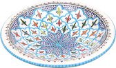 Saladier bleu turquoise fin Ø 40 cm | DORS.BC.40 | Plats & Déco