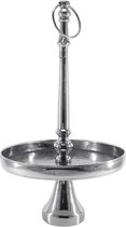 By Kohler Etagere 1-laag rond zilver metaal (112261)