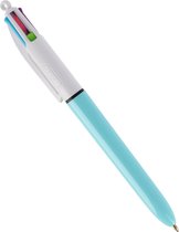 Bic Pen Fun 4 Colours 1 Mm 15 X 1,5 Cm Lichtblauw